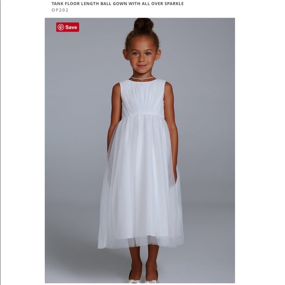 David's Bridal Other - David’s Bridal Flower Girl Dress in Size 7